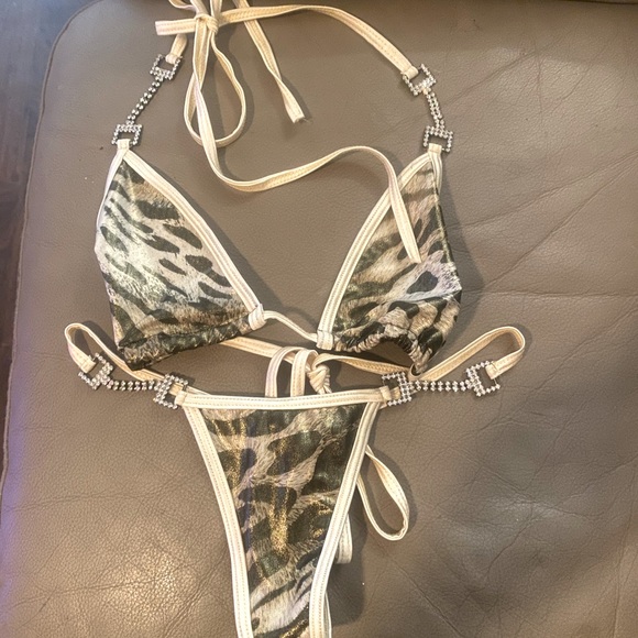 Other - Leopard dance bikini. Thong back. Never worn